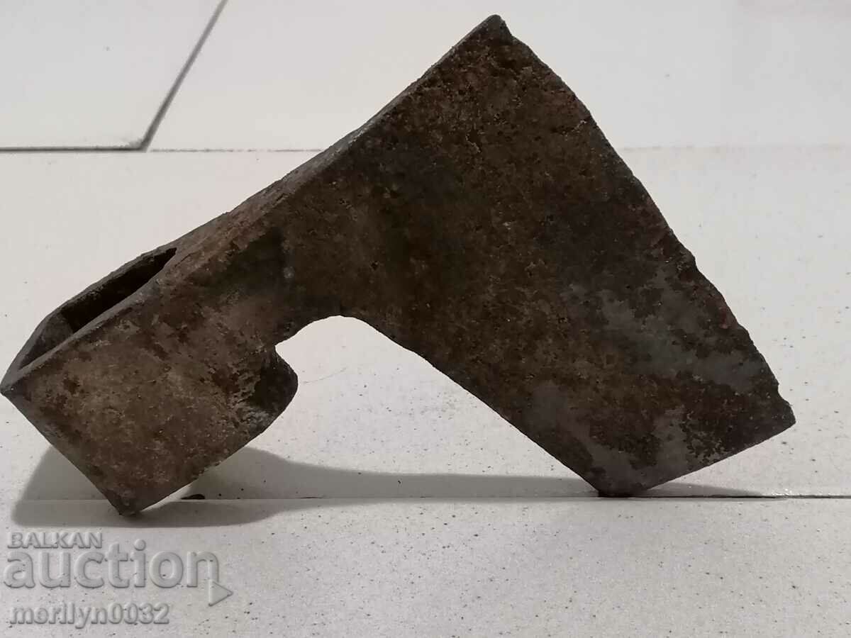 An old ax shaft tool wrought iron - 7 An old ax shaft tool wrought iron - 7