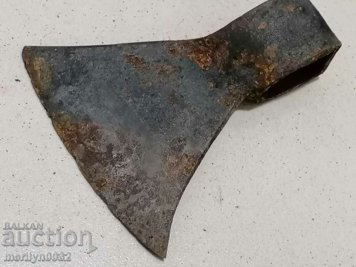 An old ax shaft tool wrought iron - 7 An old ax shaft tool wrought iron - 7
