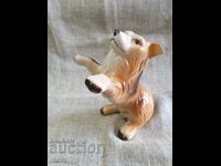 Porcelain dog figure