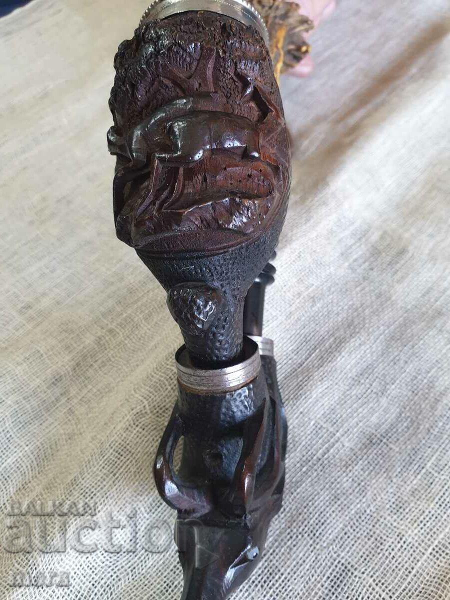 Delivery of A large beautiful pipe - richly inlaid Delivery of A large beautiful pipe - richly inlaid