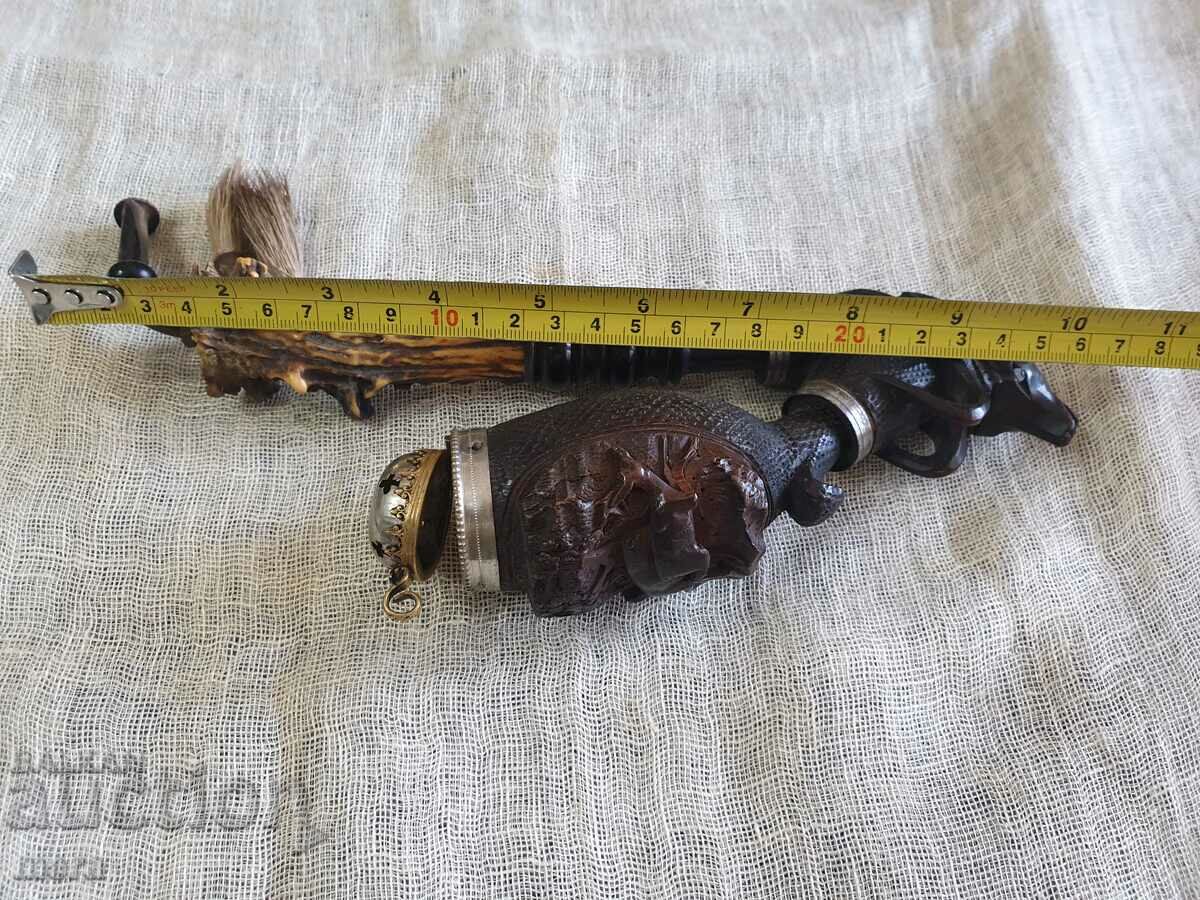 A large beautiful pipe - richly inlaid - 5 A large beautiful pipe - richly inlaid - 5