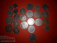 MISCELLANEOUS COINS - 24 pieces