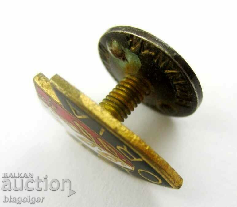 Auction OLD SOCCER BADGE-START ASTORIA POLAND-ENAMEL-SCREW Auction OLD SOCCER BADGE-START ASTORIA POLAND-ENAMEL-SCREW