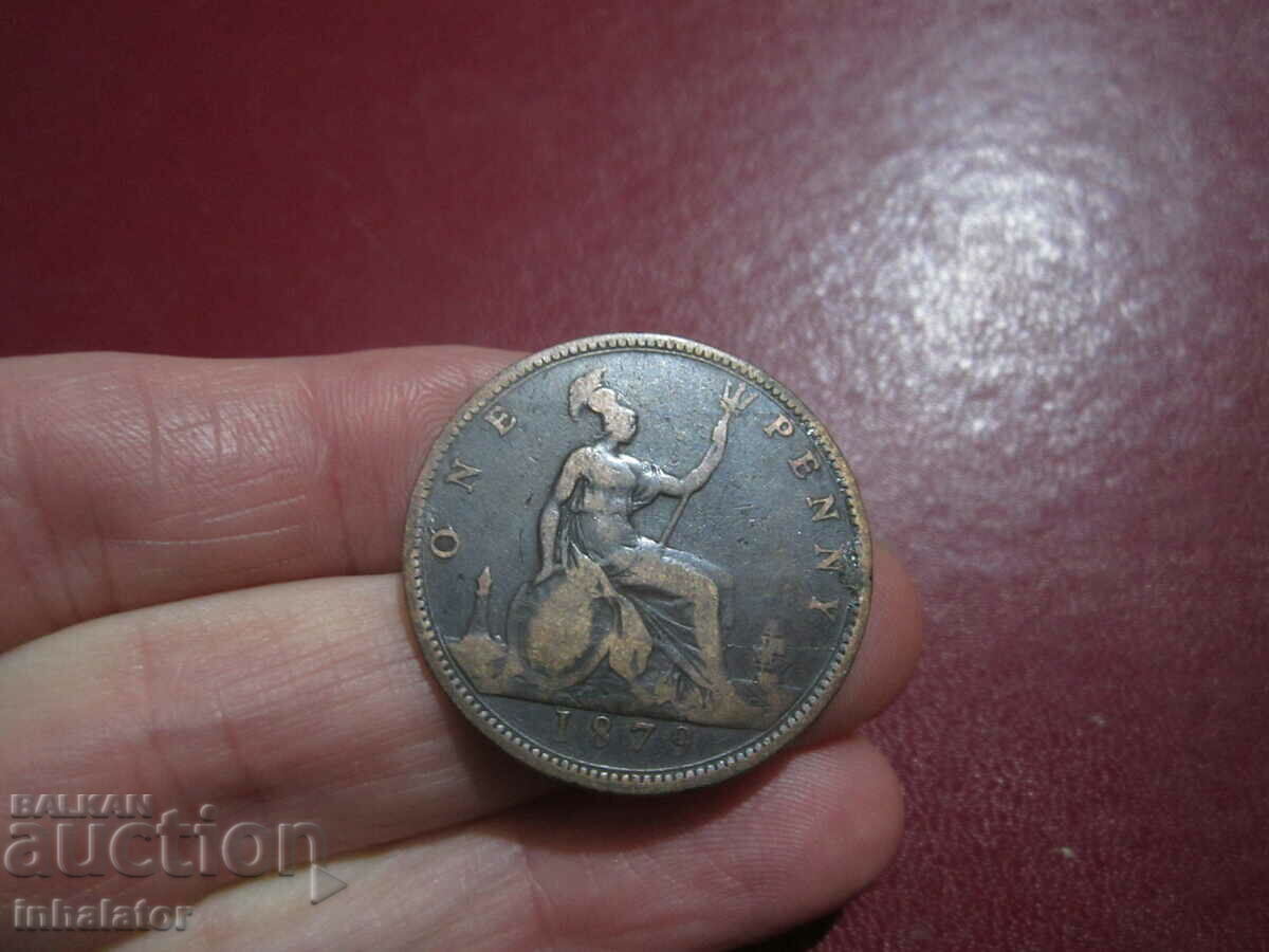 1879 1 penny Victoria