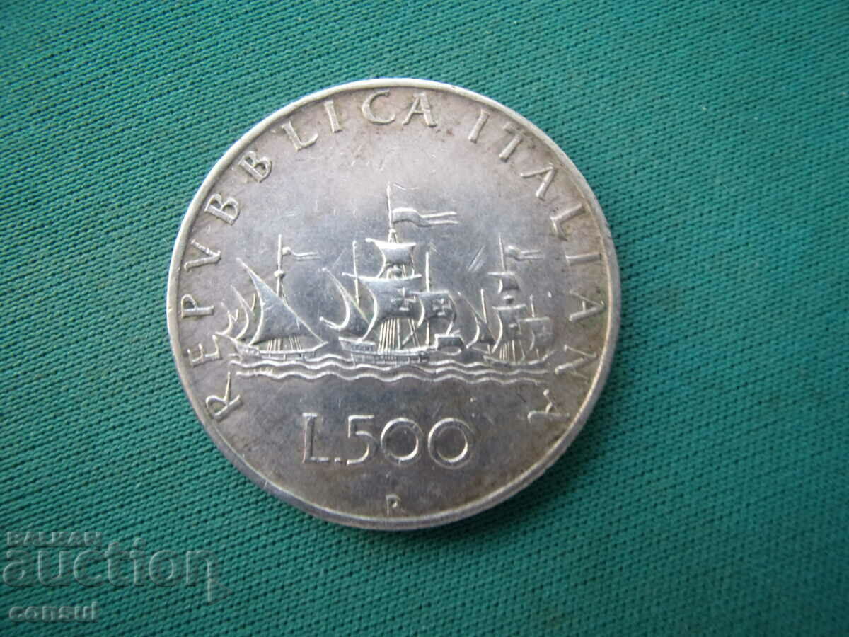 Italia 500 Lire 1959 Argint
