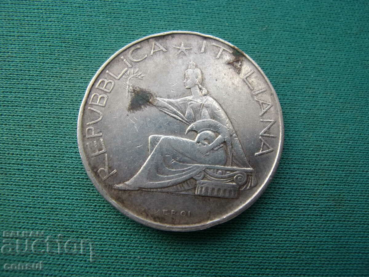 Италия 500 лири 1961 Сребро с цена € 10.23 | 20.01 лв.