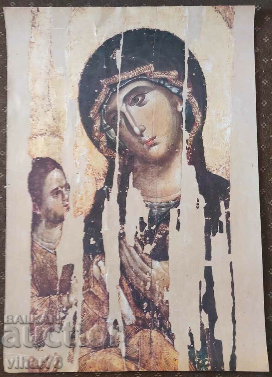 Auction  Lithograph of an old icon