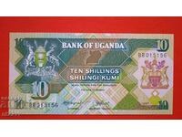 Bancnota de 10 șilingi Uganda