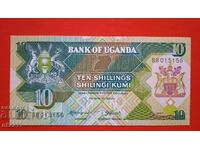 Bancnota de 10 șilingi Uganda
