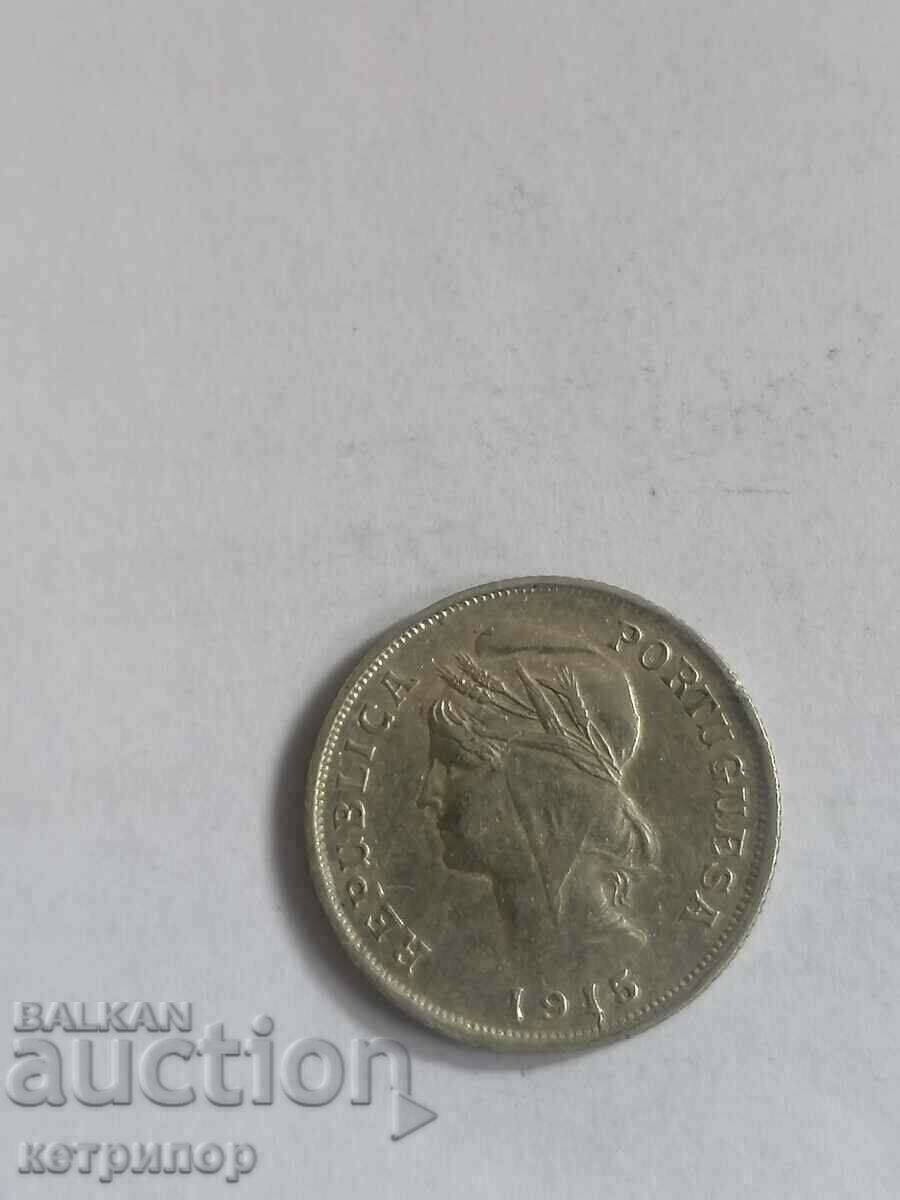 10 centavos Portugal 1915 Silver with price 18.00 BGN | € 9.20