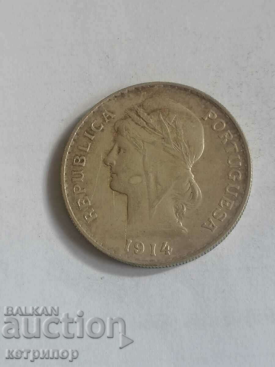 50 centavos Portugal 1914 Silver with price 45.00 BGN | € 23.01 50 centavos Portugal 1914 Silver with price 45.00 BGN | € 23.01