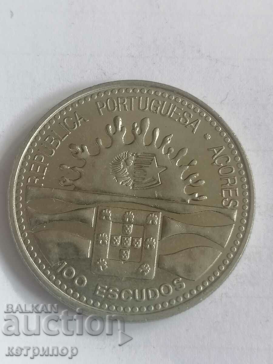 100 escudos Azores 1995