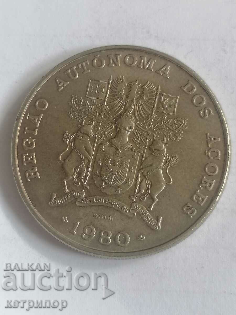 100 escudos Azores 1980 with price 19.00 BGN | € 9.71 100 escudos Azores 1980 with price 19.00 BGN | € 9.71