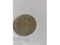 4 centavo Portugalia 1919