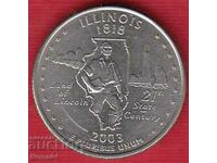 25 cents 2003 (Illinois), USA