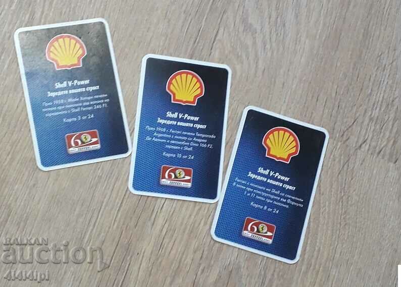 SHELL cards with price 3.00 BGN | € 1.53 SHELL cards with price 3.00 BGN | € 1.53