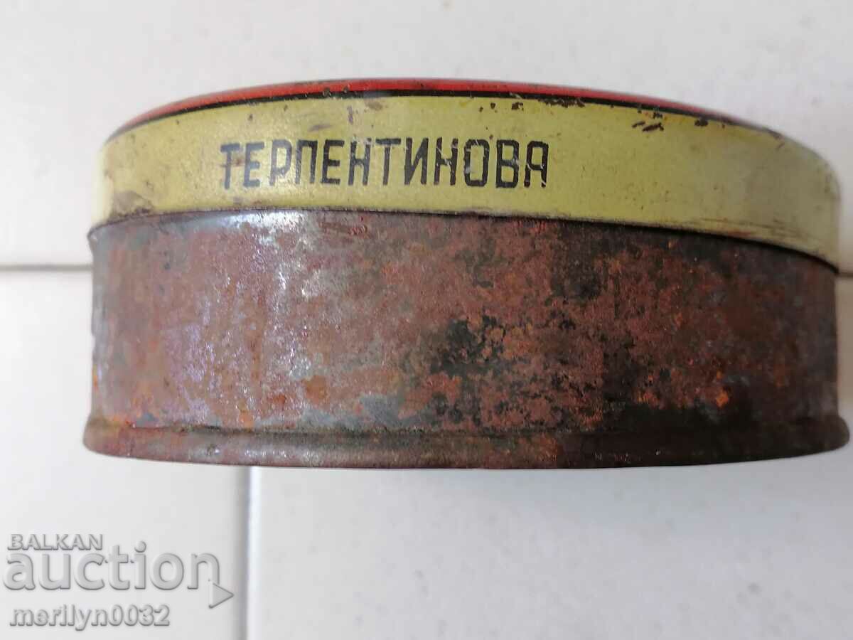 Ancient metal box for the wax Imalin with price 49.00 BGN | € 25.05 Ancient metal box for the wax Imalin with price 49.00 BGN | € 25.05