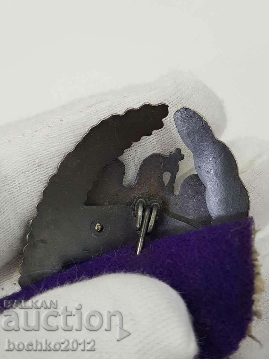 Very rare Romanian military academy badge - 5 Very rare Romanian military academy badge - 5