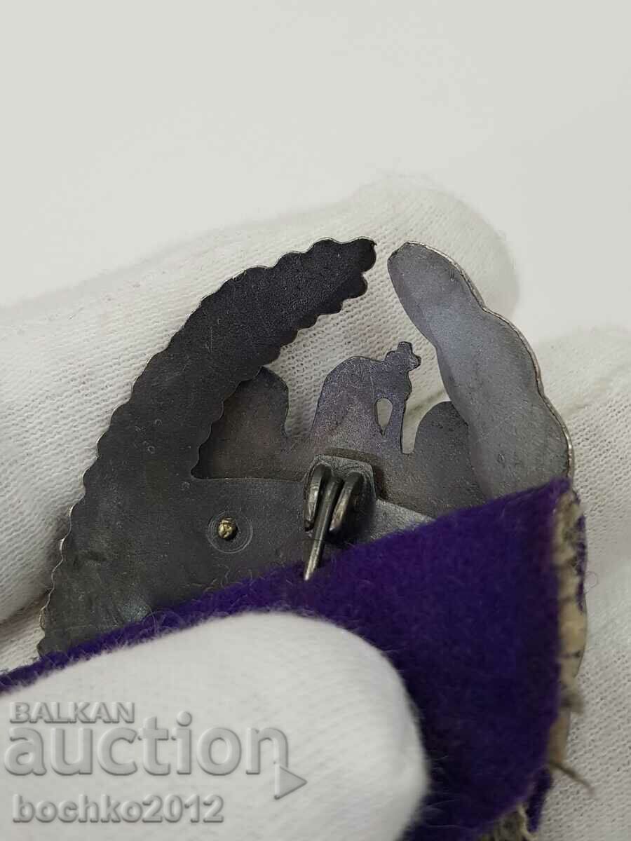 Very rare Romanian military academy badge - 7 Very rare Romanian military academy badge - 7