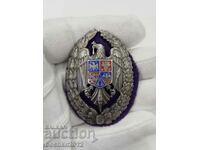 Very rare Romanian military academy badge