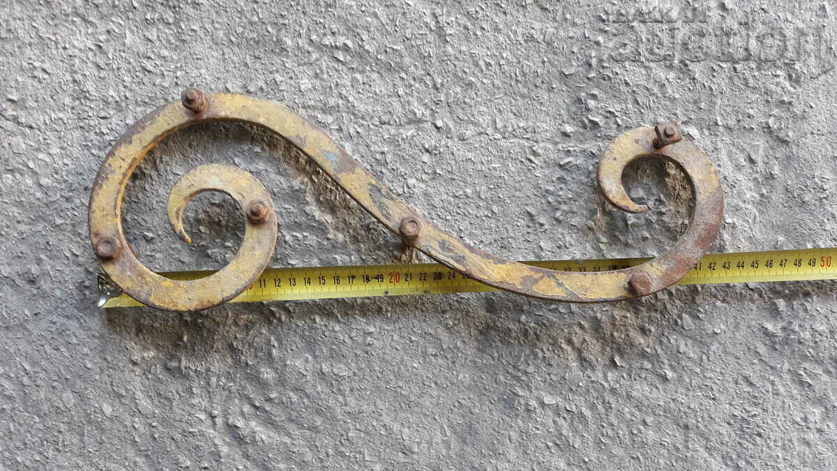 vintage hand forged ornament decoration