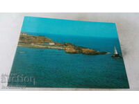 Postcard Ahtopol The rocks at the lighthouse