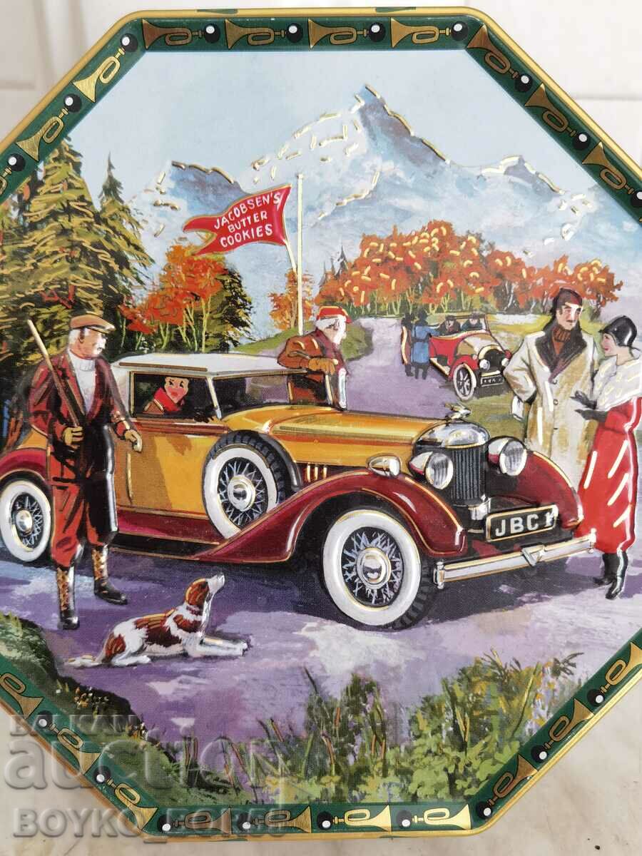 Original Metal Box for Danish Sweets - 6 Original Metal Box for Danish Sweets - 6