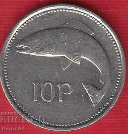 10 pence 1996, Ireland