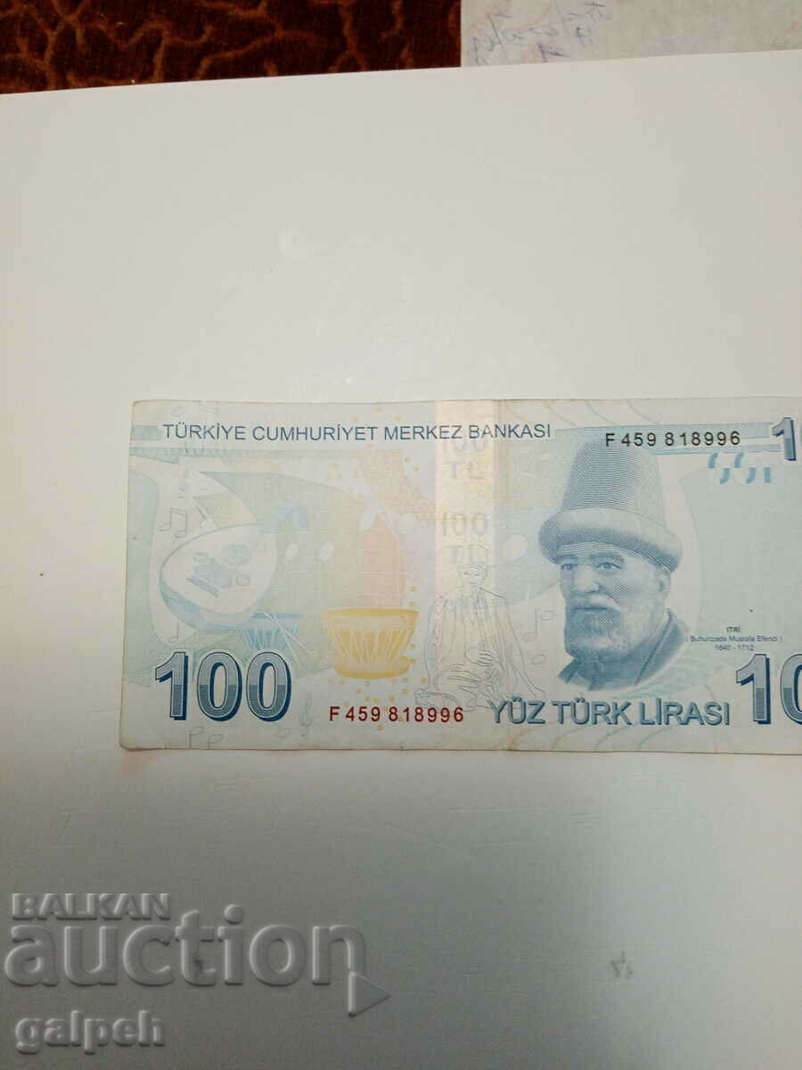 Turkey - 100 lira - 2009 - BGN 18.99 - 6 Turkey - 100 lira - 2009 - BGN 18.99 - 6