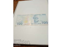 Турция - 100 лири - 2009 г. - 18.99 лв.
