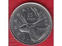25 cents 1994, Canada