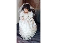 Bride Porcelain doll 40cm