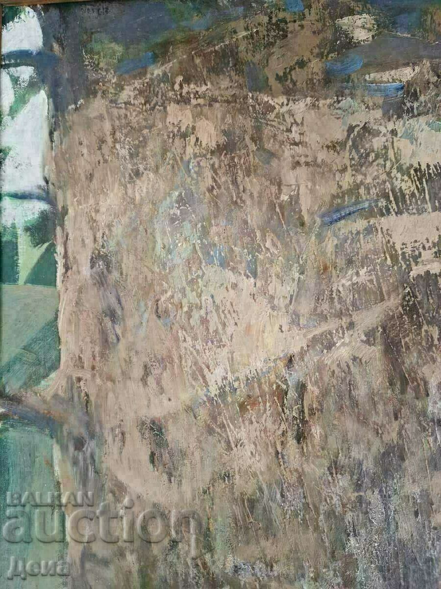 Delivery of An interesting master painting from the 90s.