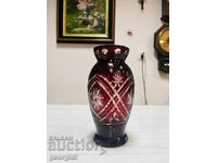 Crystal vase "Bohemia". #2855