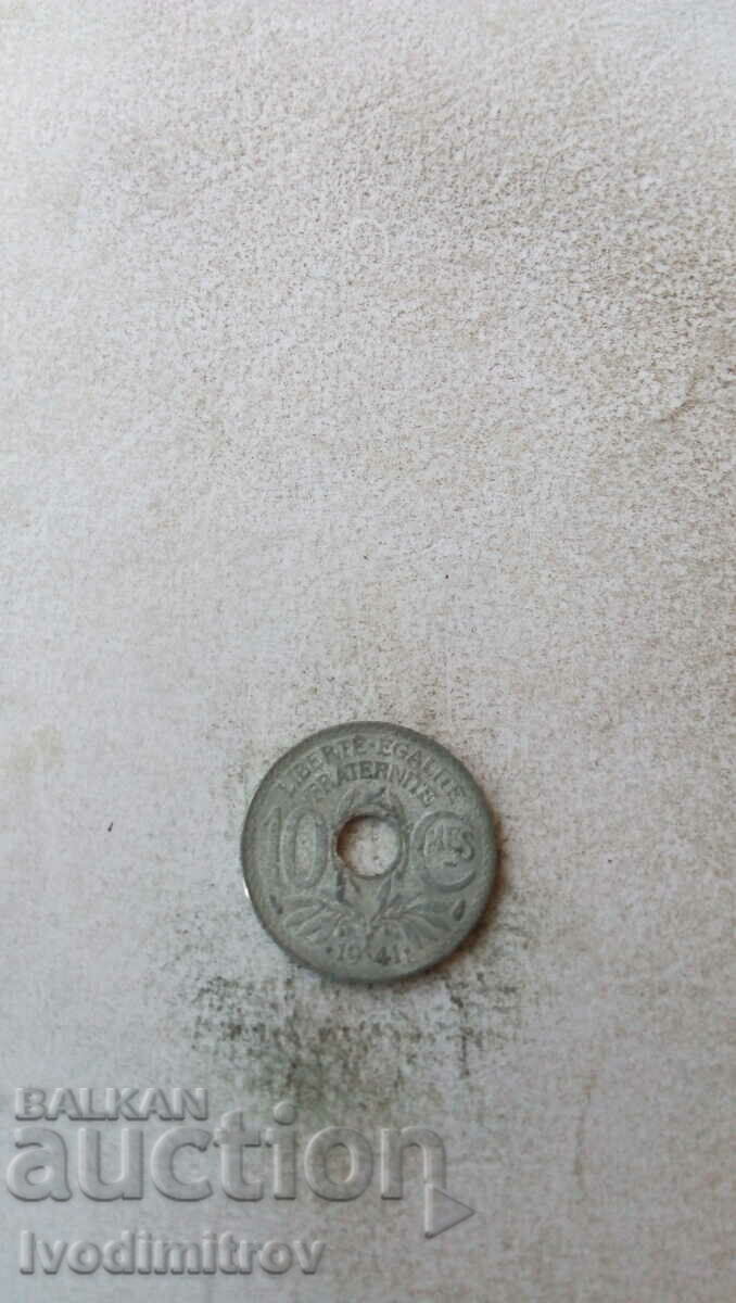 Franța MAI MARE 10 centimes 1941