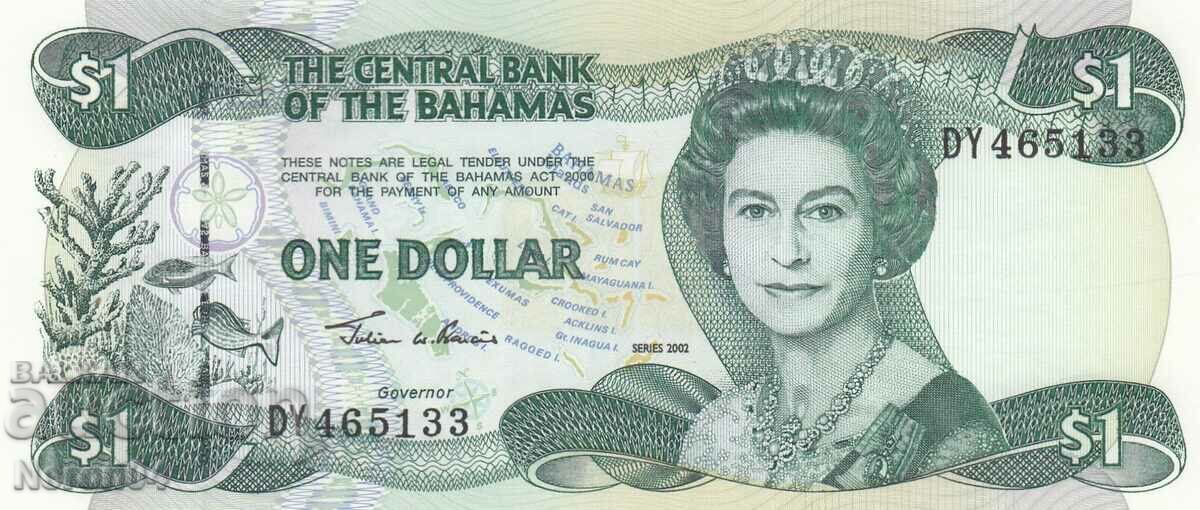 1 dollar 2002, Bahamas