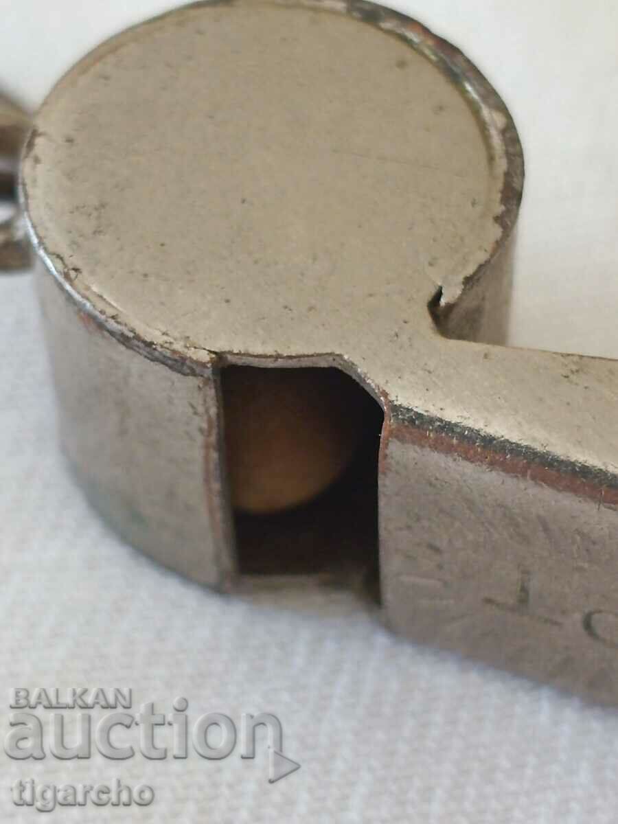 Old sports whistle with price 18.00 BGN | € 9.20 Old sports whistle with price 18.00 BGN | € 9.20