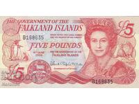 5 dollars 2005, Falkland Islands