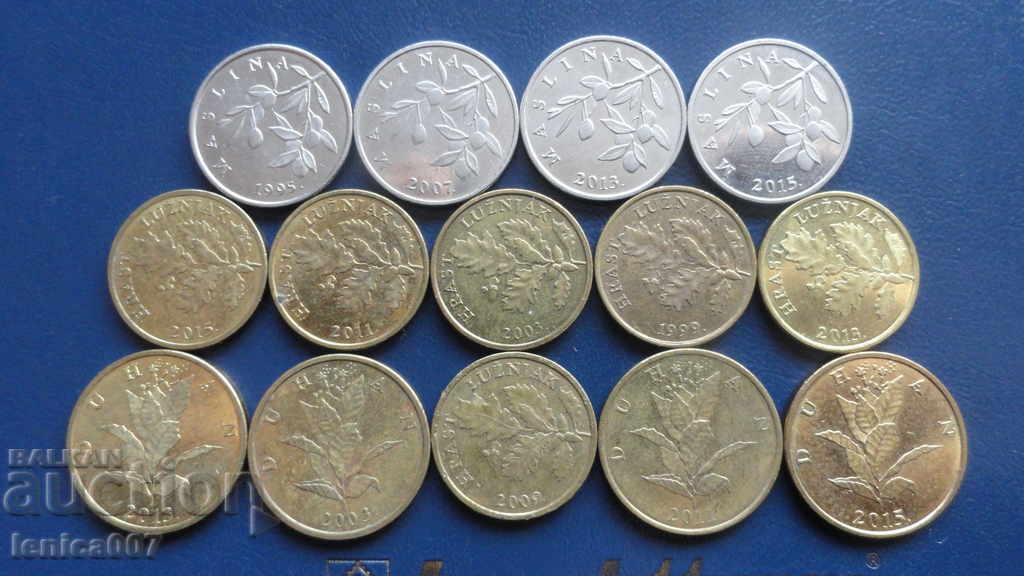 Licitație Croația - Monede (14 bucăți)