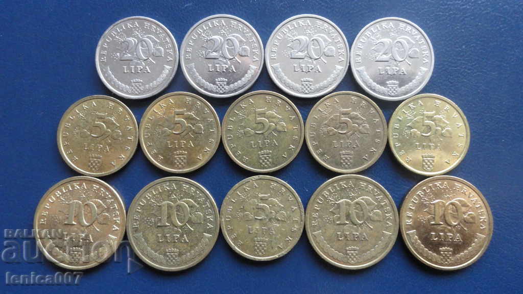 Livrarea Croația - Monede (14 bucăți)