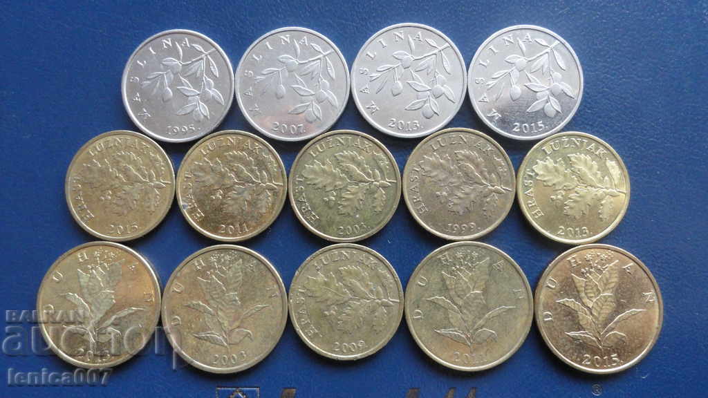 Κροατία - Νομίσματα (14 τεμάχια)