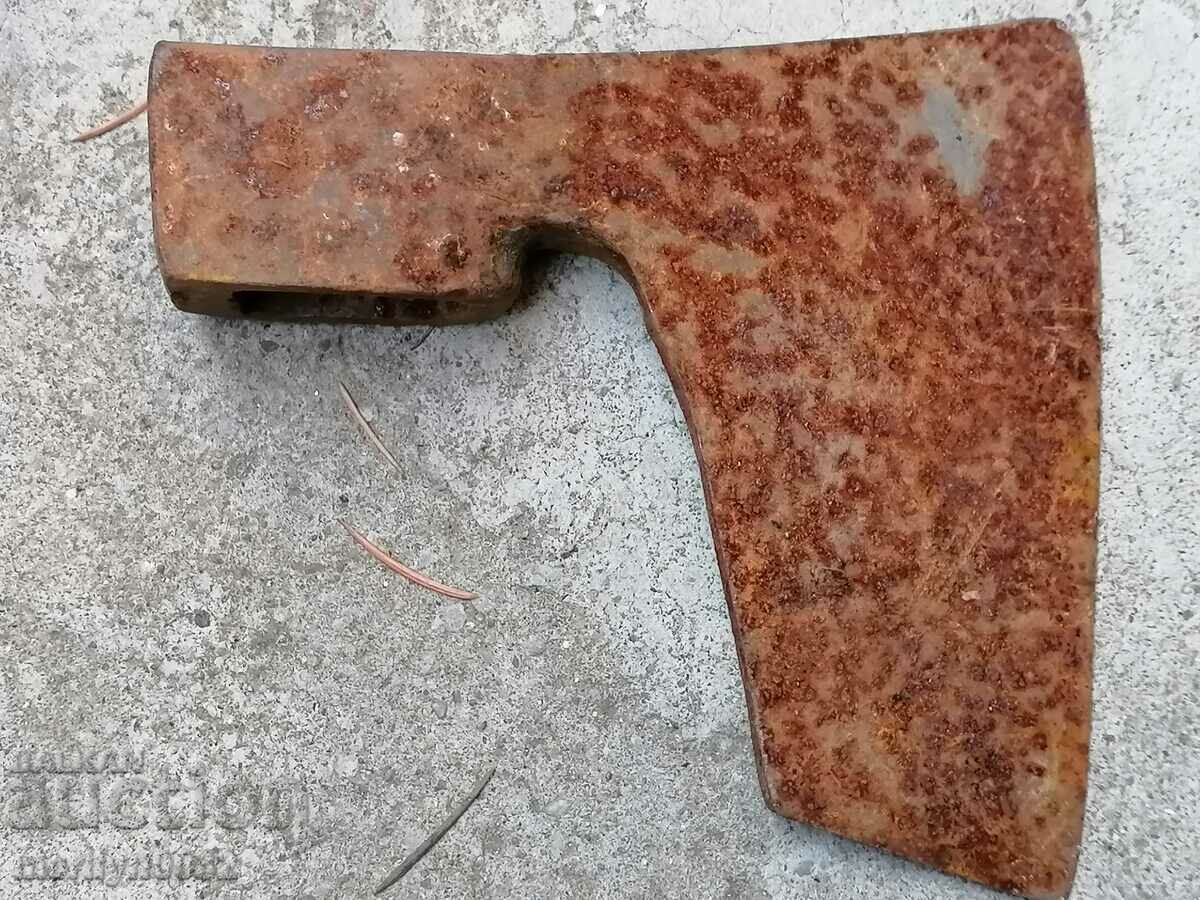 Стара брадва брадвичка без сап сатър ковано желязо