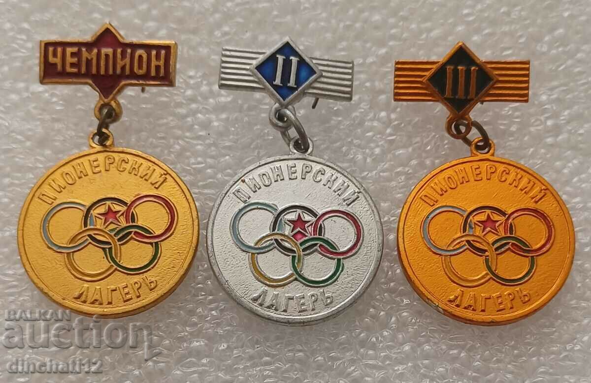 Olympic games. Olympic champion 1,2,3 place