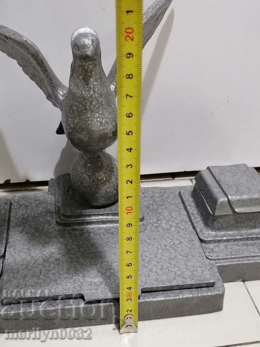 An inkwell with the figure of a dove wounded social figurine NRB BKP - 5 An inkwell with the figure of a dove wounded social figurine NRB BKP - 5