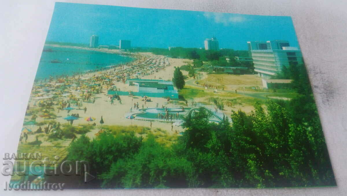 Carte poștală Sunny Beach 1978