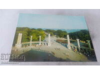 Пощенска картичка Варна Входът на Морската градина