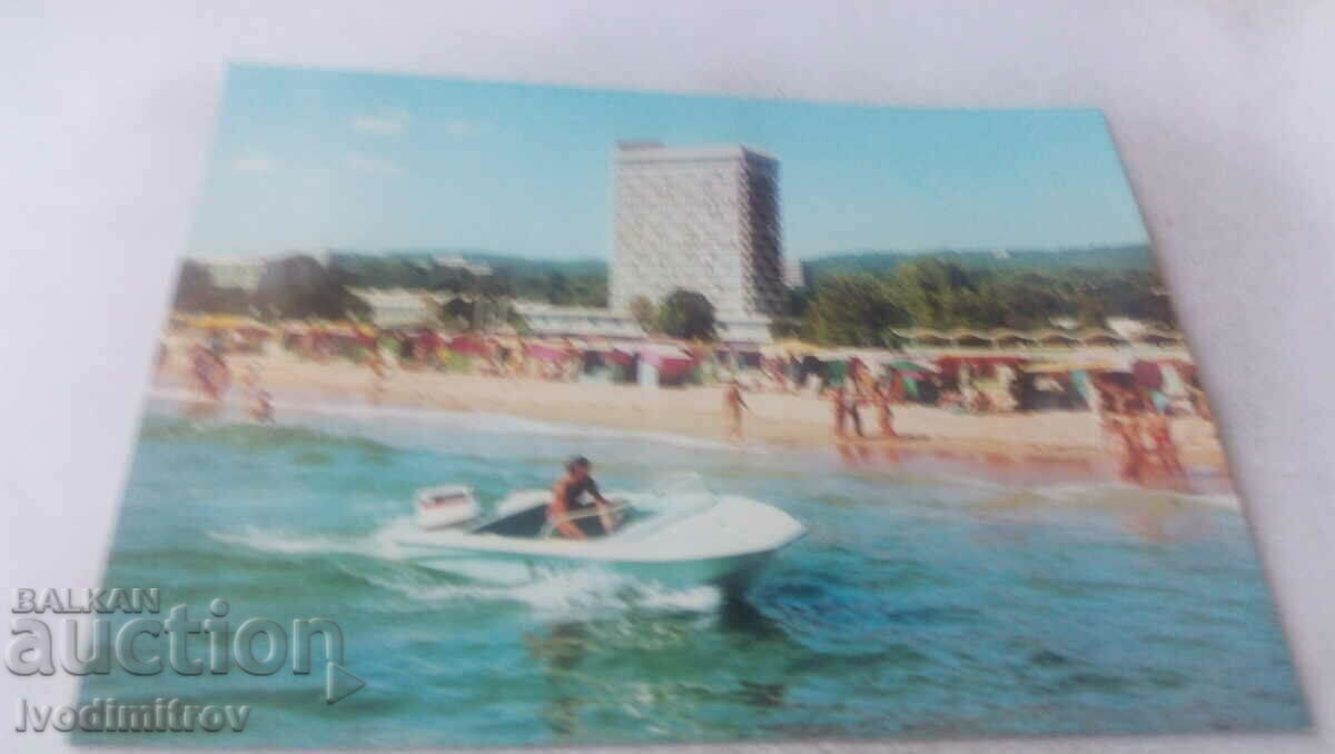 Καρτ ποστάλ Golden Sands The Beach 1980