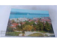 Пощенска картичка Тутракан Общ изглед на града 1980