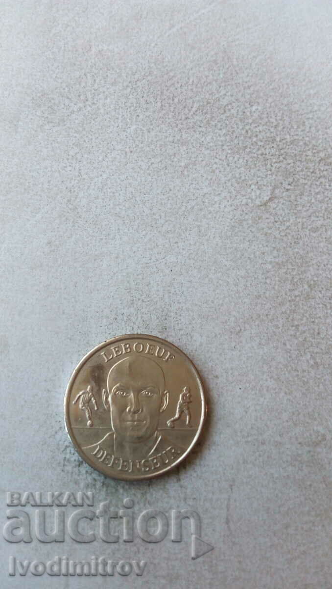 LEBOEUF Defenseur La Collection Officielle 1999 plaque with price 2.85 BGN | € 1.46 LEBOEUF Defenseur La Collection Officielle 1999 plaque with price 2.85 BGN | € 1.46