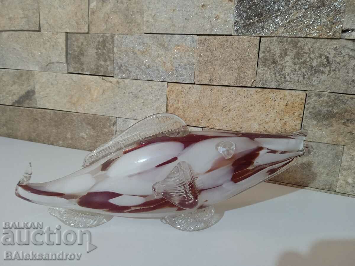 Murano glass fish with price 13.00 BGN | € 6.65